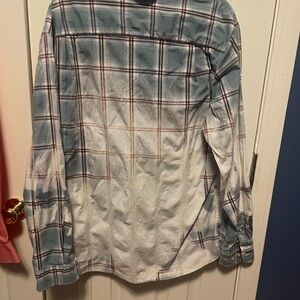 Hand bleached up-cycled shirts